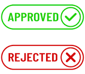 Assignment Approval/Rejection icon